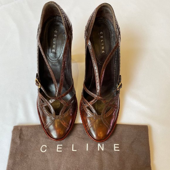Celine Shoes - Almost New Vintage Hand Stitched Celine Pumps